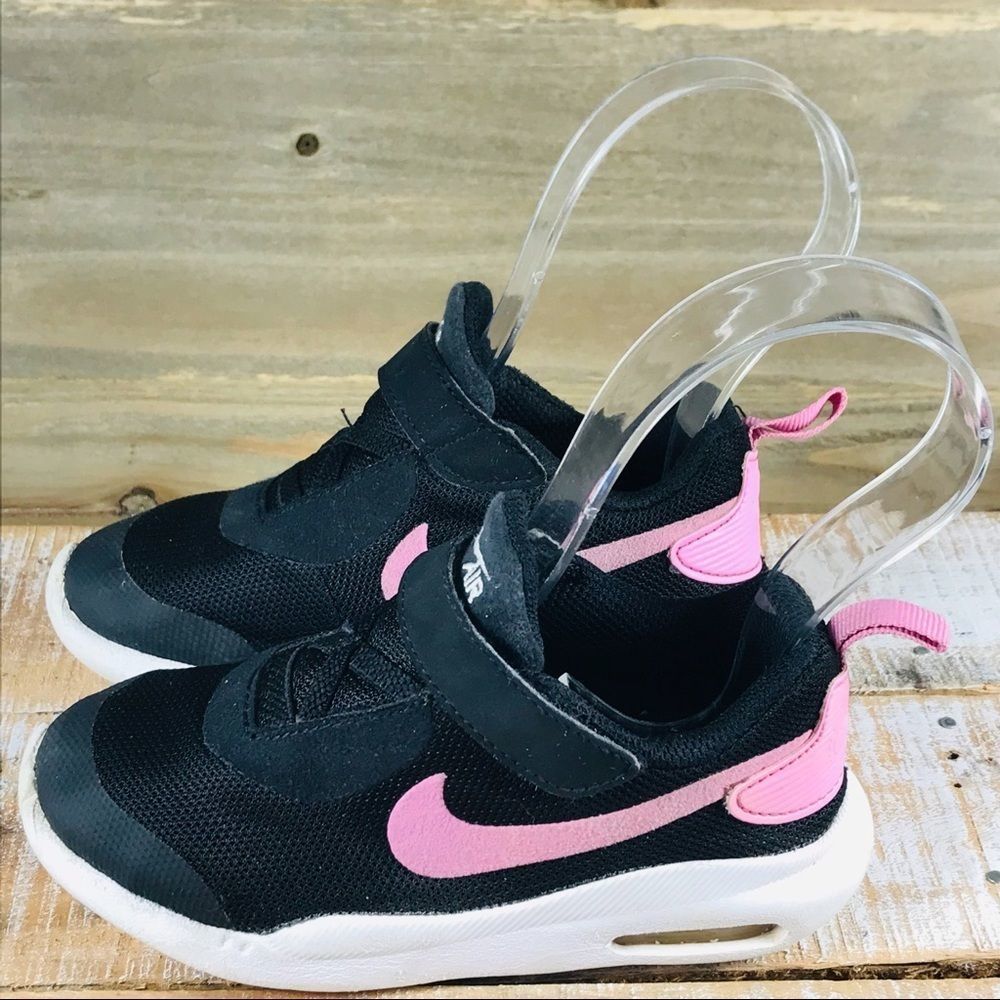 ✅Nike air max oketo tdv black pink white toddler infant baby shoes ar7422-001